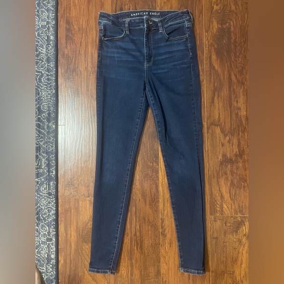 AE Super High Rise Stretch Jegging - Picture 1 of 9